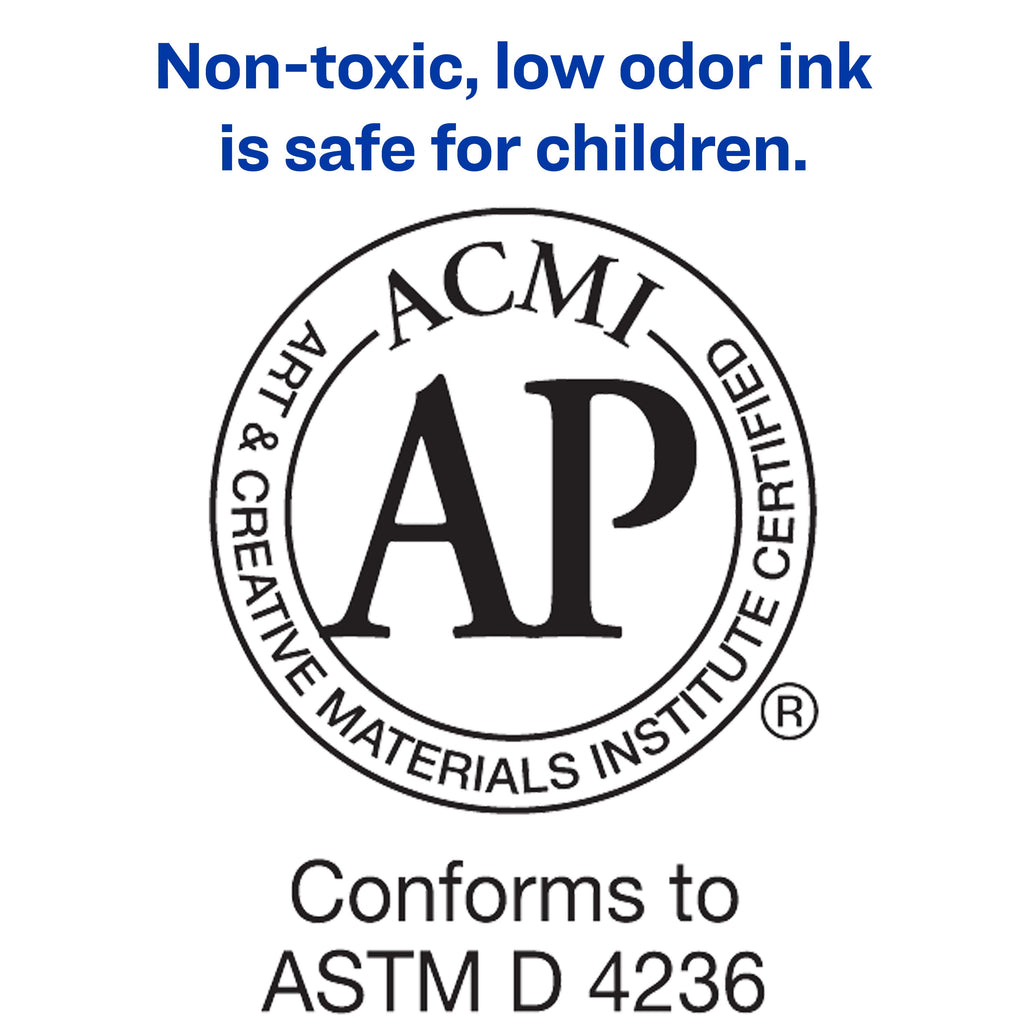 Avery Marks A Lot Permanent Markers, Large Desk-Style, Black, 36/BX