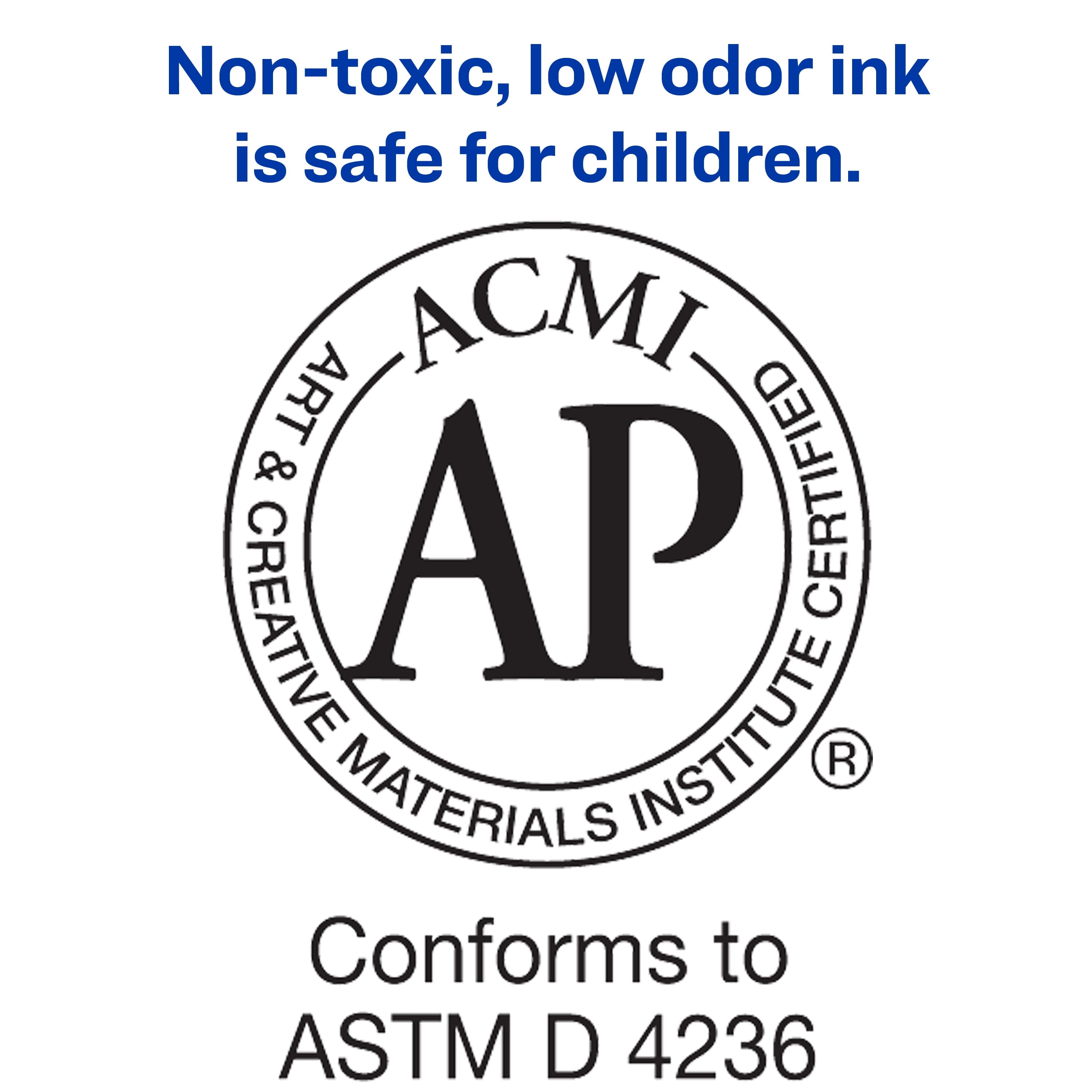 Avery Marks A Lot Permanent Markers, Large Desk-Style, Black, 36/BX