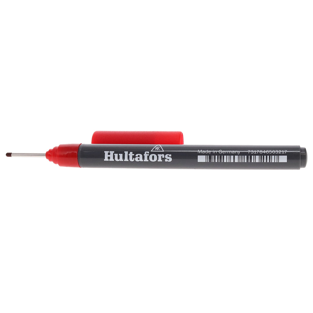 Hultafors Deep-Hole Permanent Marker (Red) (2-Pack)
