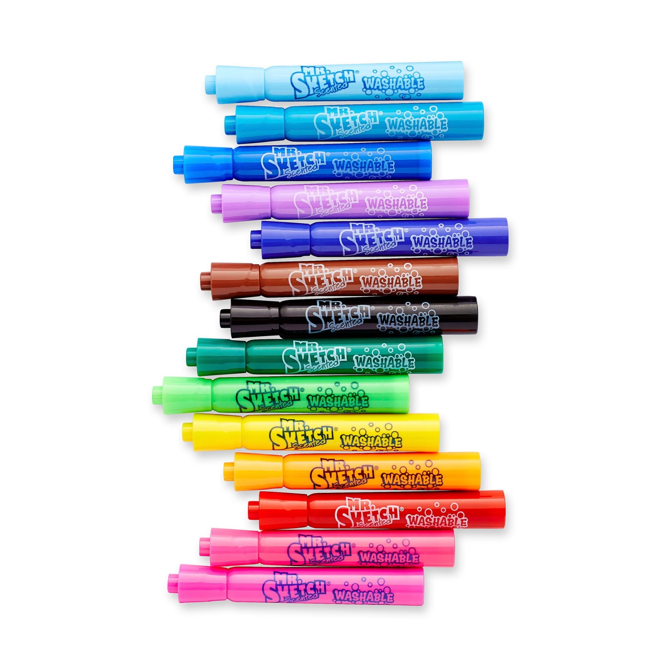 Mr. Sketch Scented Washable Markers, Chisel Tip, Assorted Colors, 14 Count