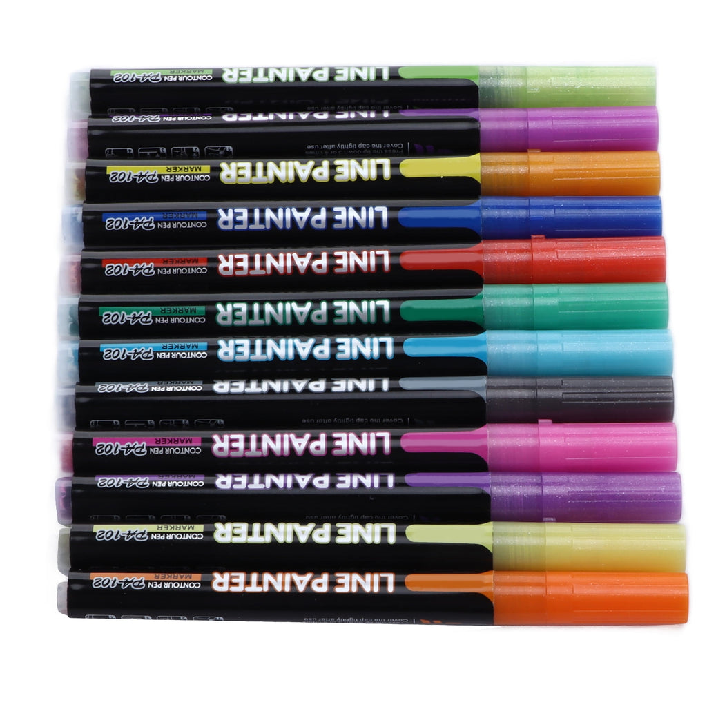 Markers, Paint Markers Waterproof For Birthday Gift For Graffiti For Painting