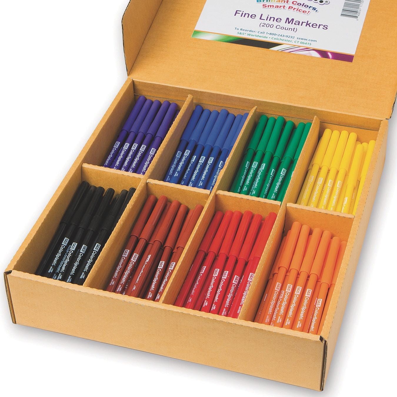 Color Splash!® Fine Line Marker PlusPack (Pack of 200)