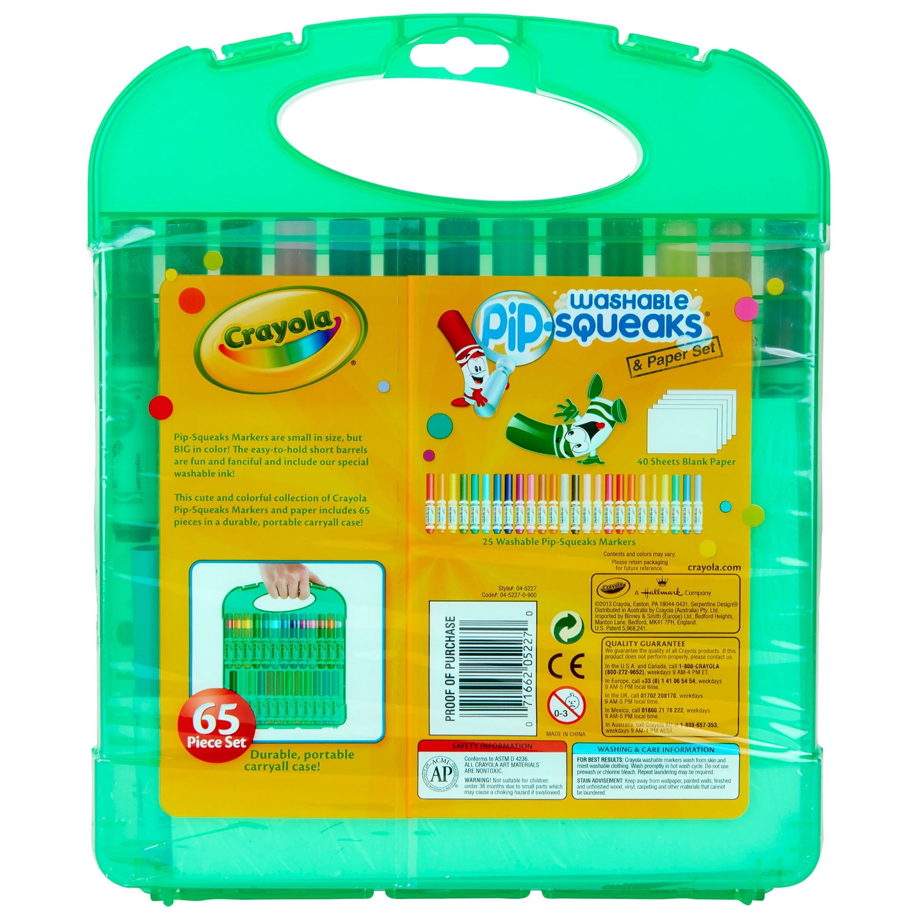 Crayola Pip Squeaks Washable Markers Set, Arts and Crafts Set, Gift for Kids, Ages 4, 5, 6, 7