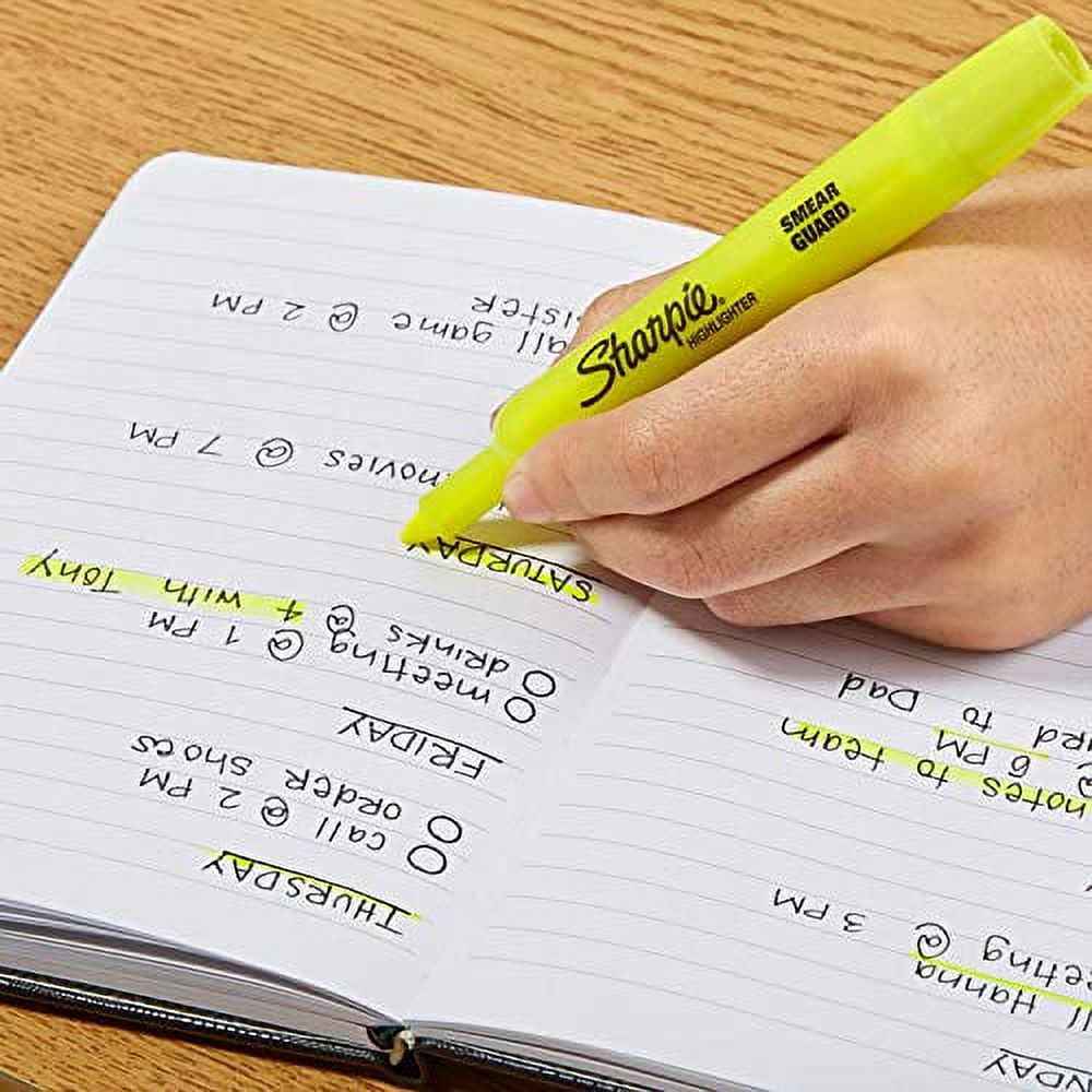 Sharpie Fluorescent Yellow Highlighters 2 ea (Pack of 2)