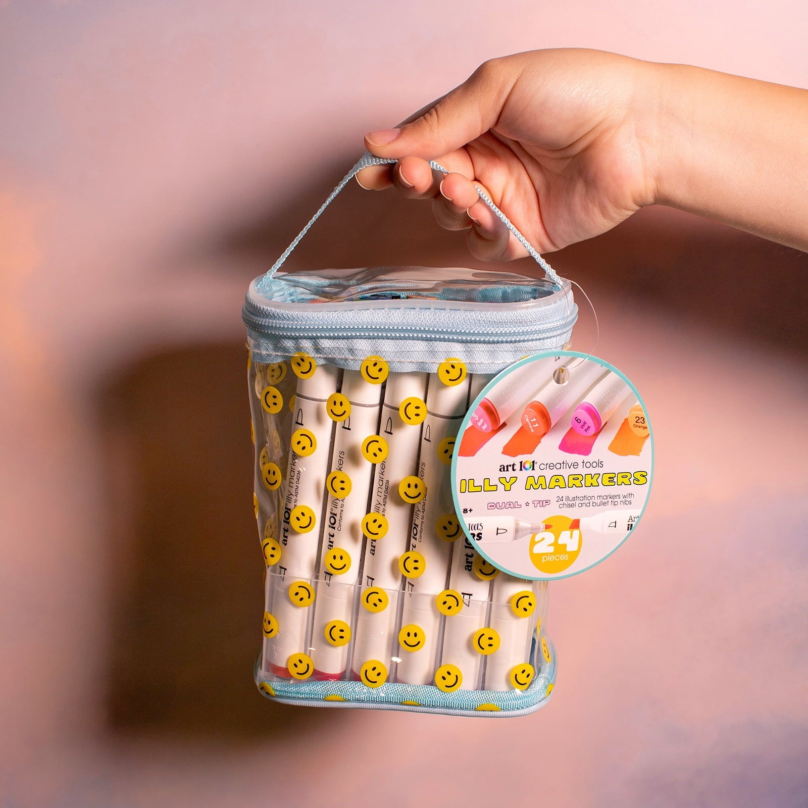 Art 101 Illy Markers in Pouch-Back to School, All Ages, 24 Count