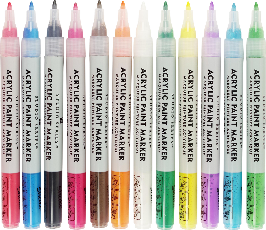 Studio Series Acrylic Paint Marker Set (12-Piece Set) (Other)