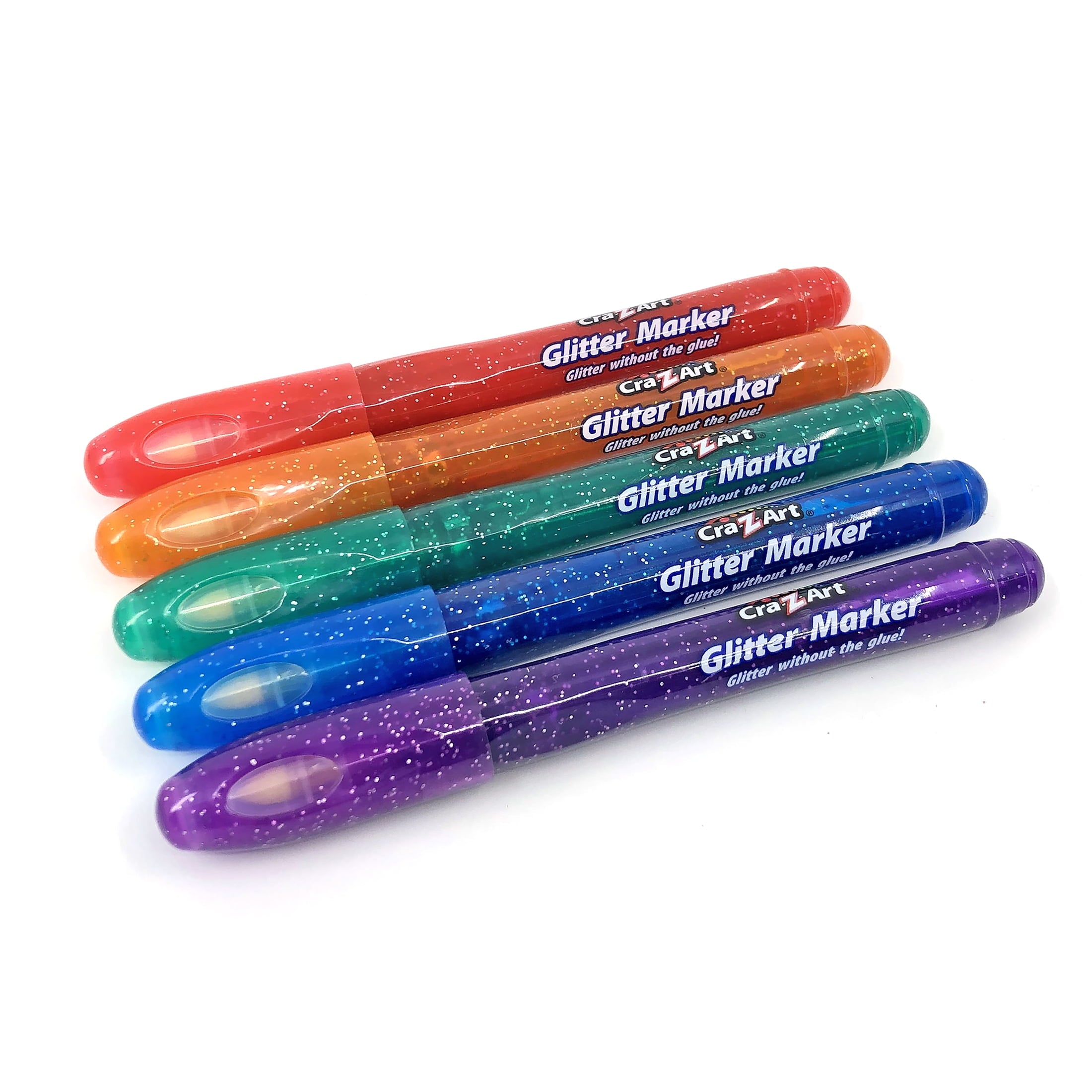 Cra-Z-Art Glitter and Metallic Art Marker Set, 5 glitter and 5 metallic