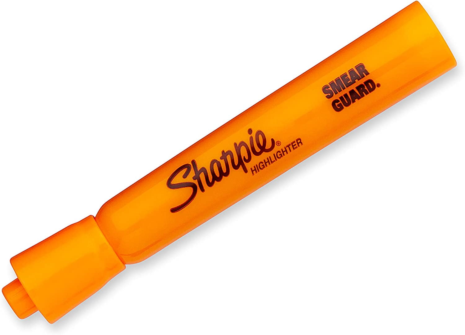 Sharpie 25006 Tank Style Highlighters, Chisel Tip, Fluorescent Orange, Box Of 12