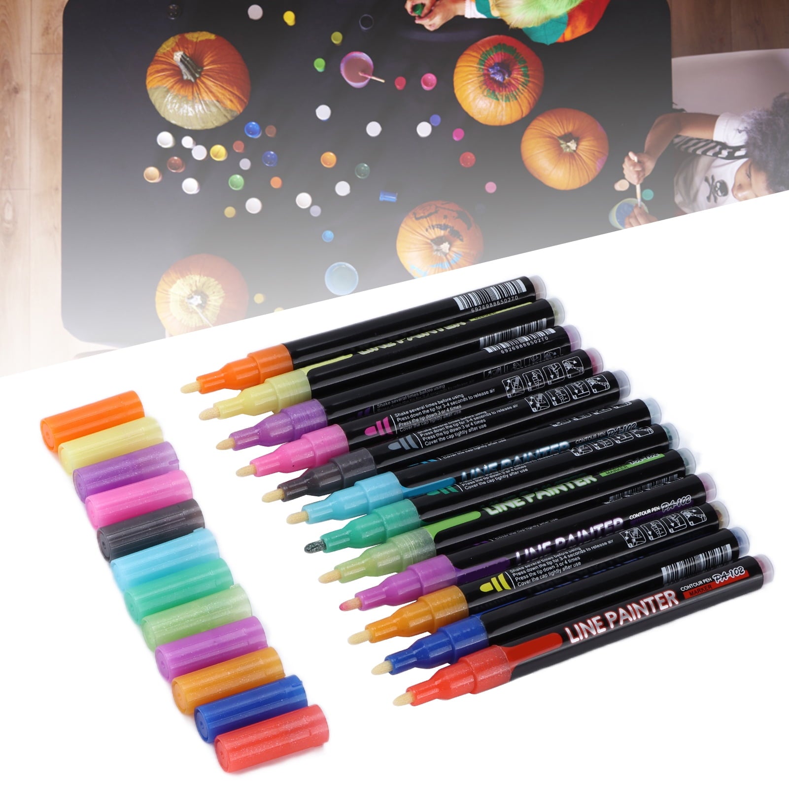 Markers, Paint Markers Waterproof For Birthday Gift For Graffiti For Painting