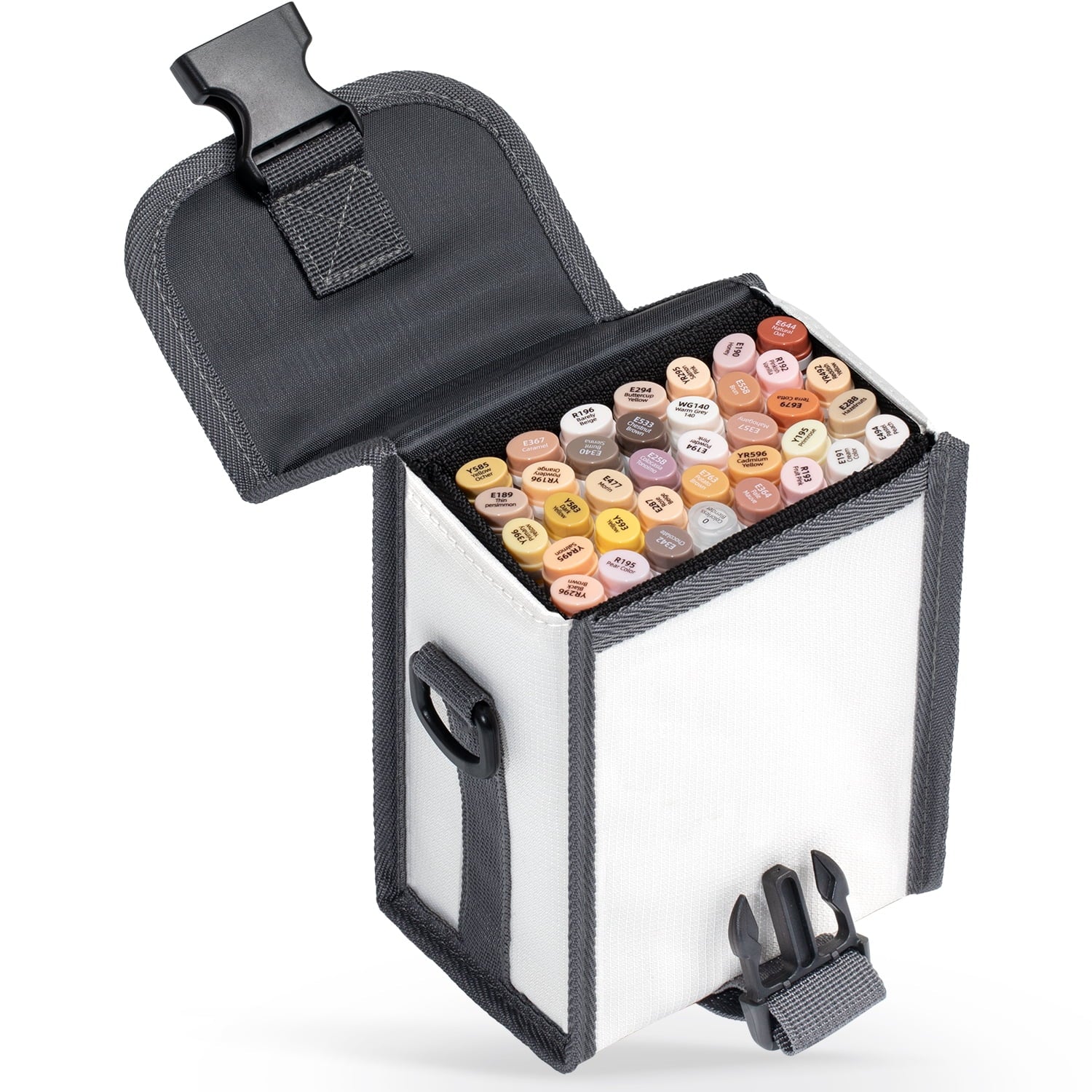 Ohuhu 36 Skin-Tone Colors Fine-and-Chisel Dual Tips Alcohol-Based Art Markers + 1 Colorless Blender