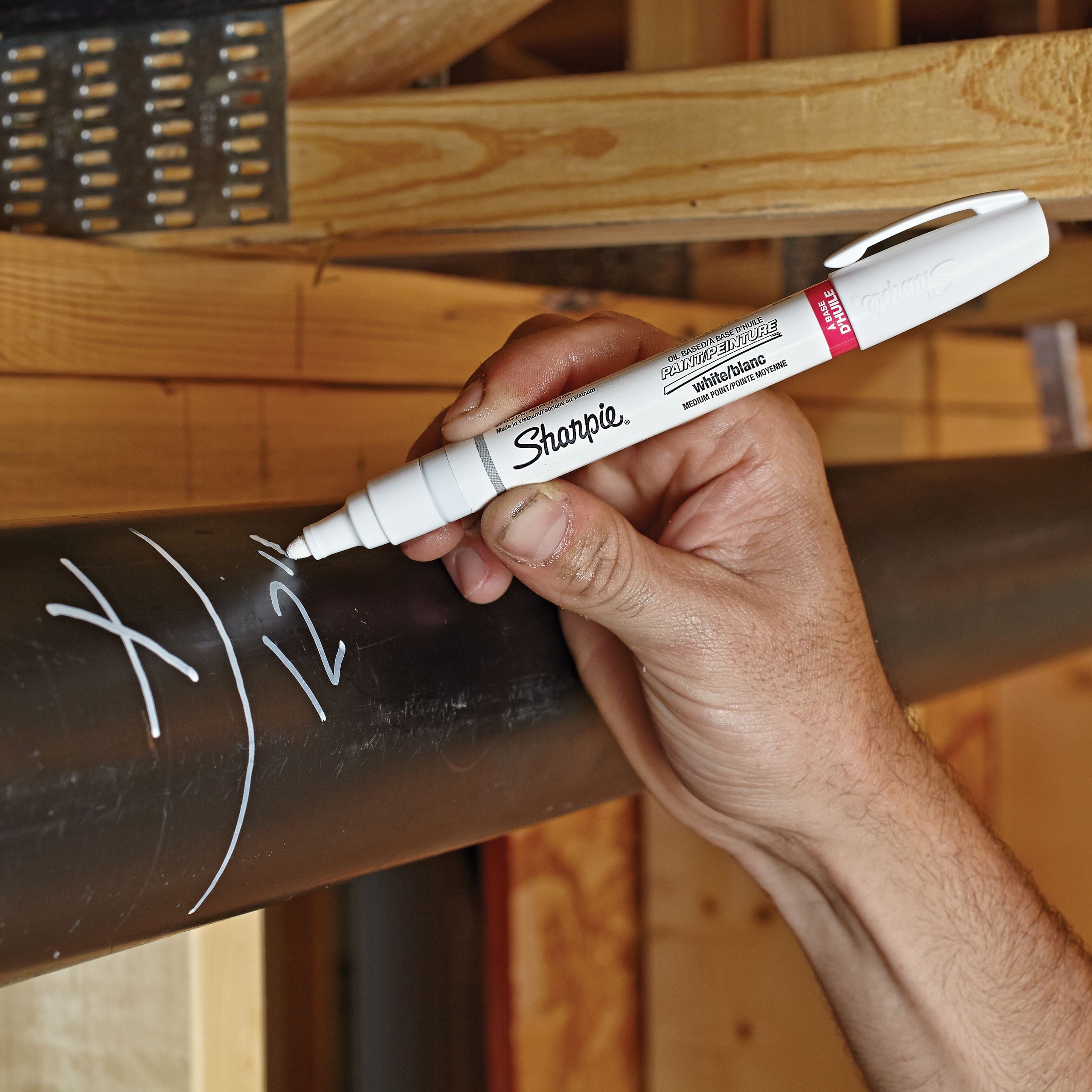 Sharpie Oil-Based Fine Point Assorted Colors Paint Markers, 5 Count