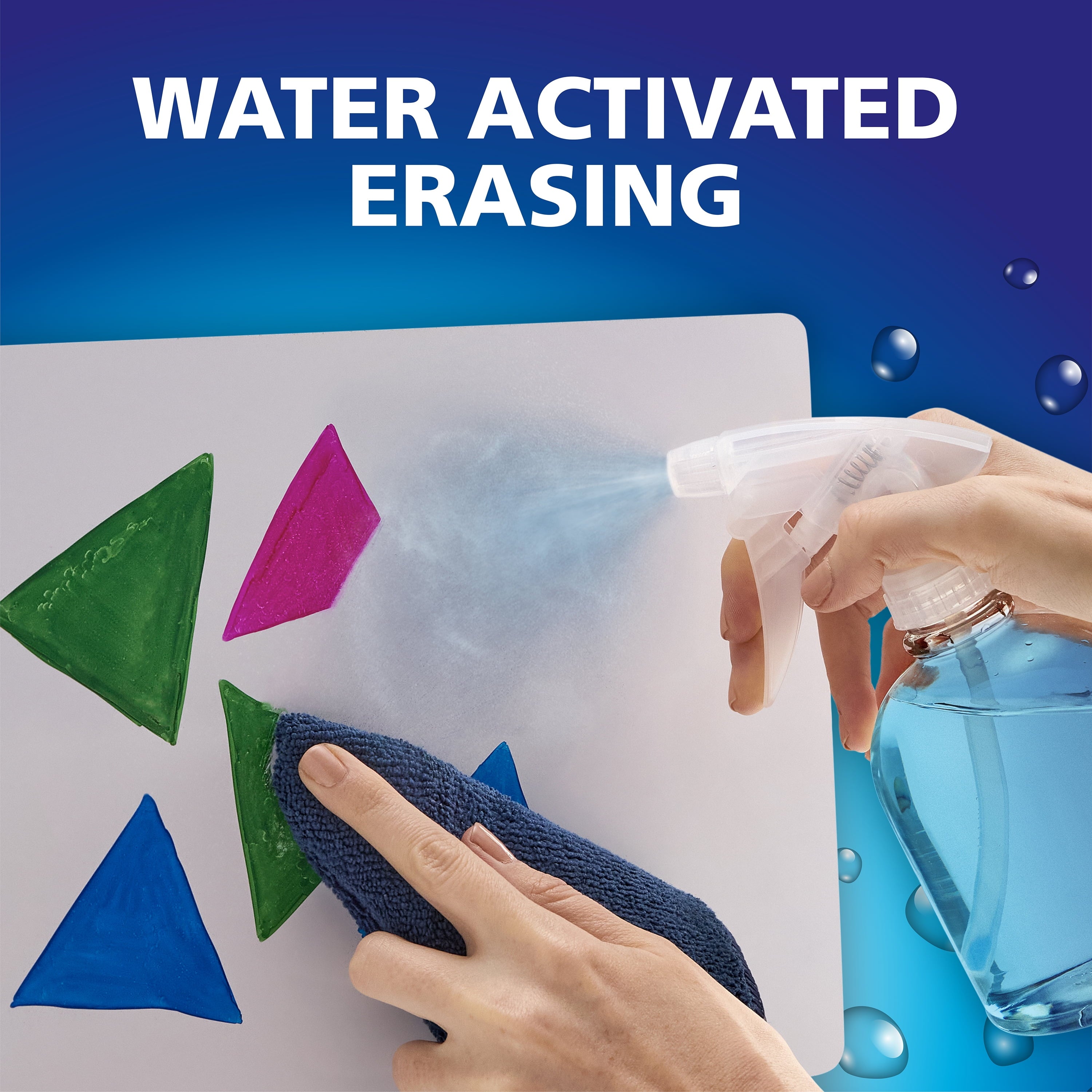 Expo Wet Erase Semi-Permanent Markers, Assorted, Ultra Fine Tip, 8 Count