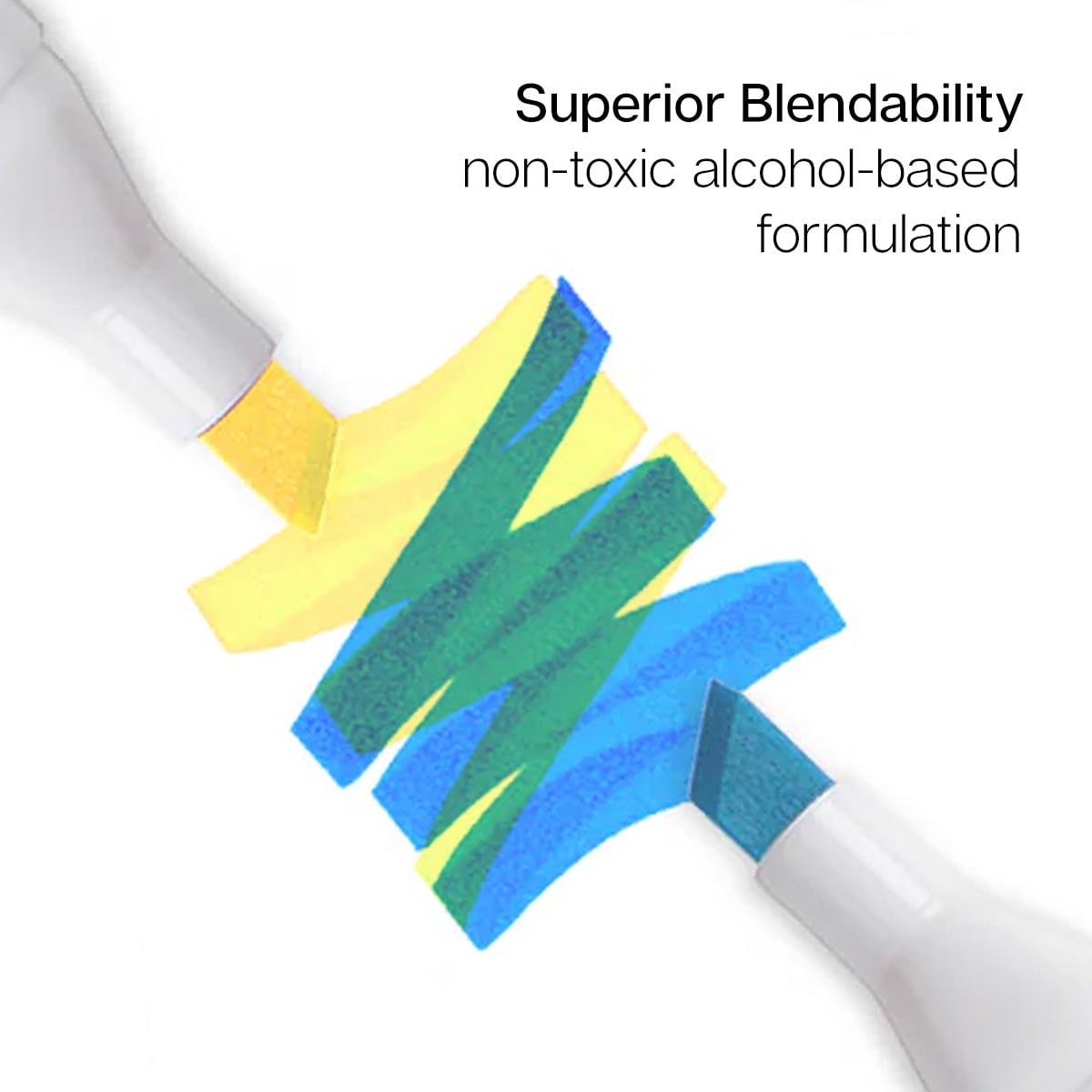 KINGART® 424-120 PRO Double-Ended Alcohol Ink Art Markers, 120 COLORS, Fine Poi