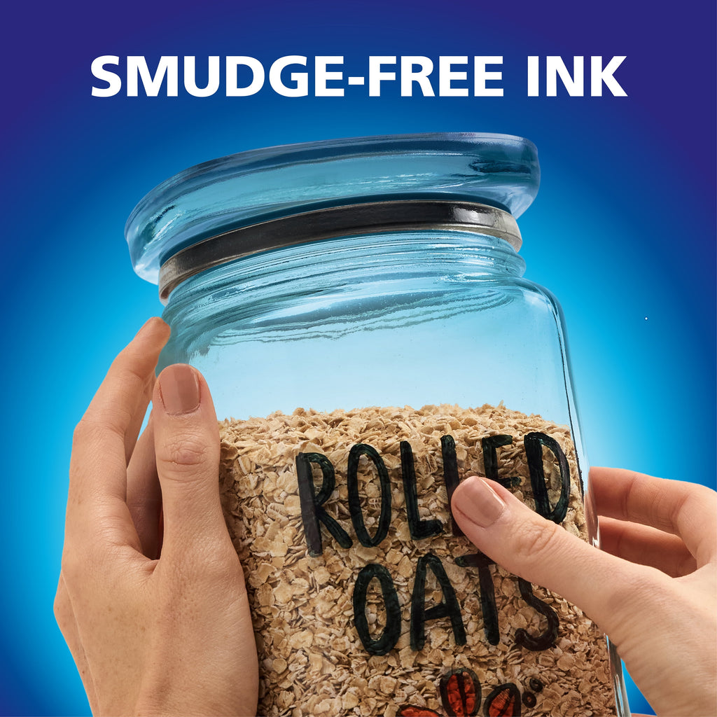 Expo Wet Erase Semi-Permanent Markers, Assorted, Ultra Fine Tip, 8 Count