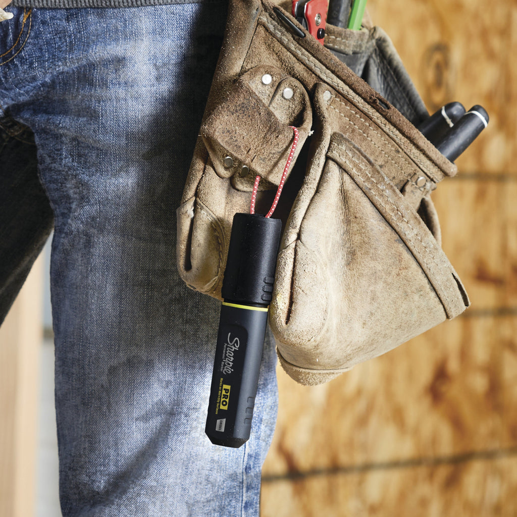 Sharpie PRO Permanent Markers, Chisel Tip, Black, 2 Count