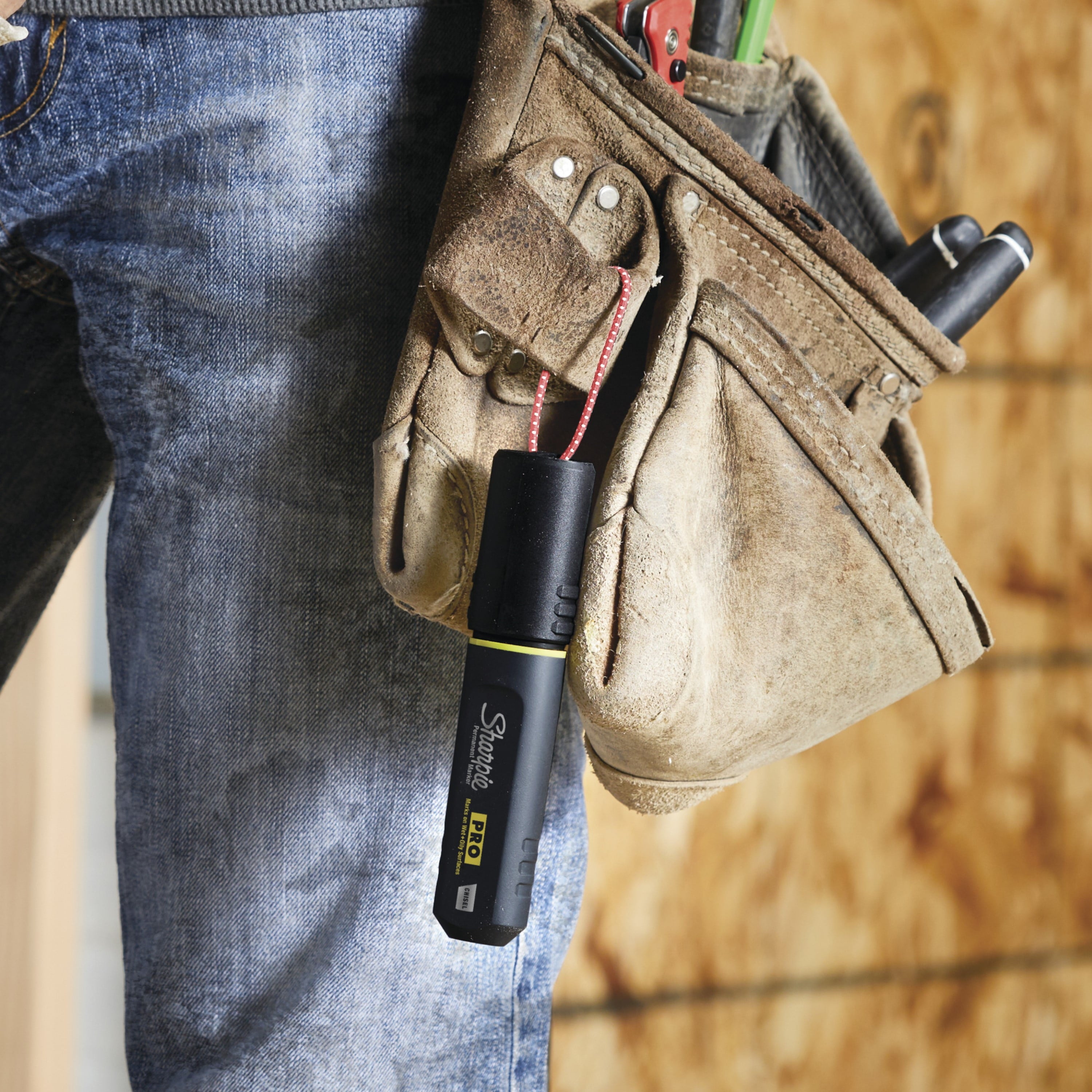 Sharpie PRO Permanent Markers, Chisel Tip, Black, 2 Count