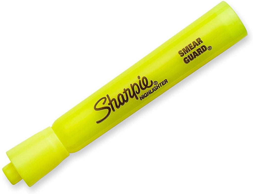 Sharpie Smear Guard Highlighter, 2 Ct 1.3 oz (3 pack)