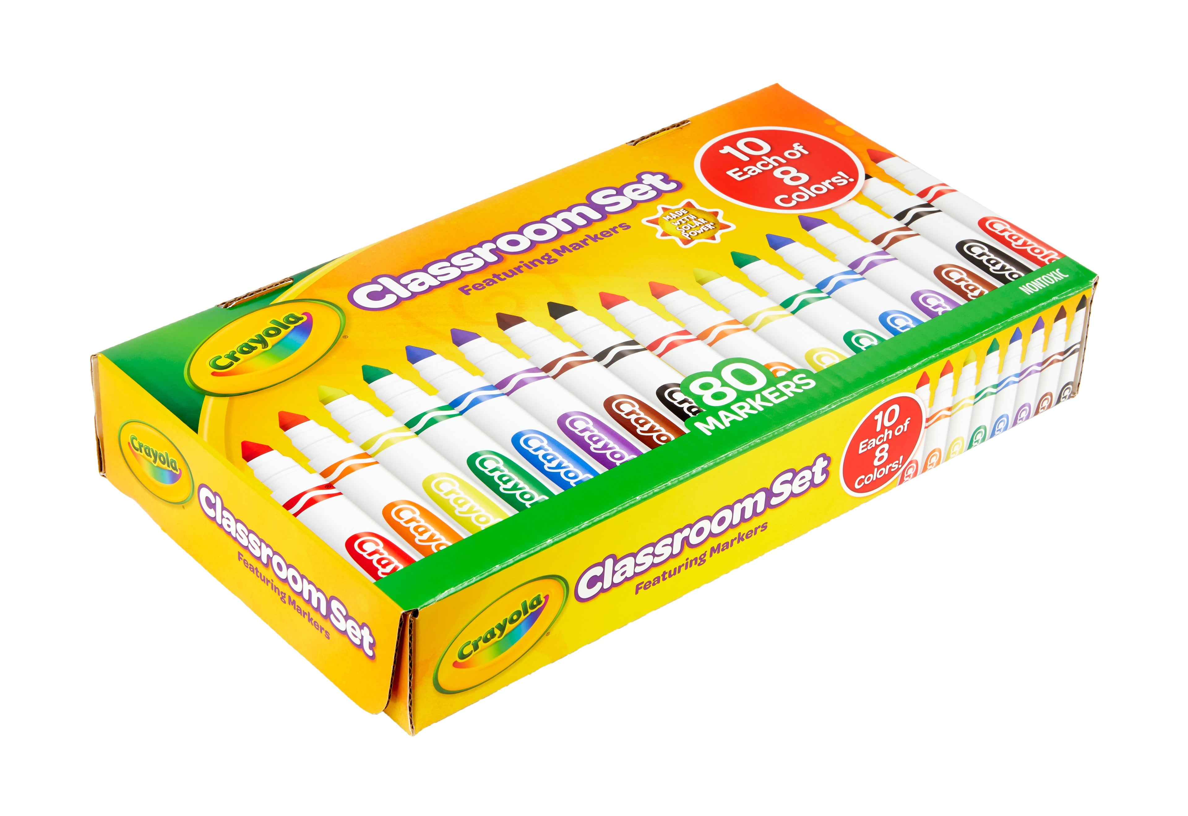 Crayola Classroom Set Broad Line Art Markers, 80 Ct, Teacher Appreciation Week Gifts, Teacher Supplies