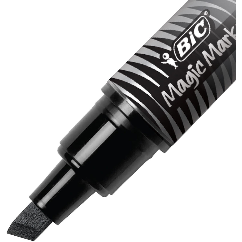 BIC, Chisel Tip Dry Erase Magic Markers, 4 / Set