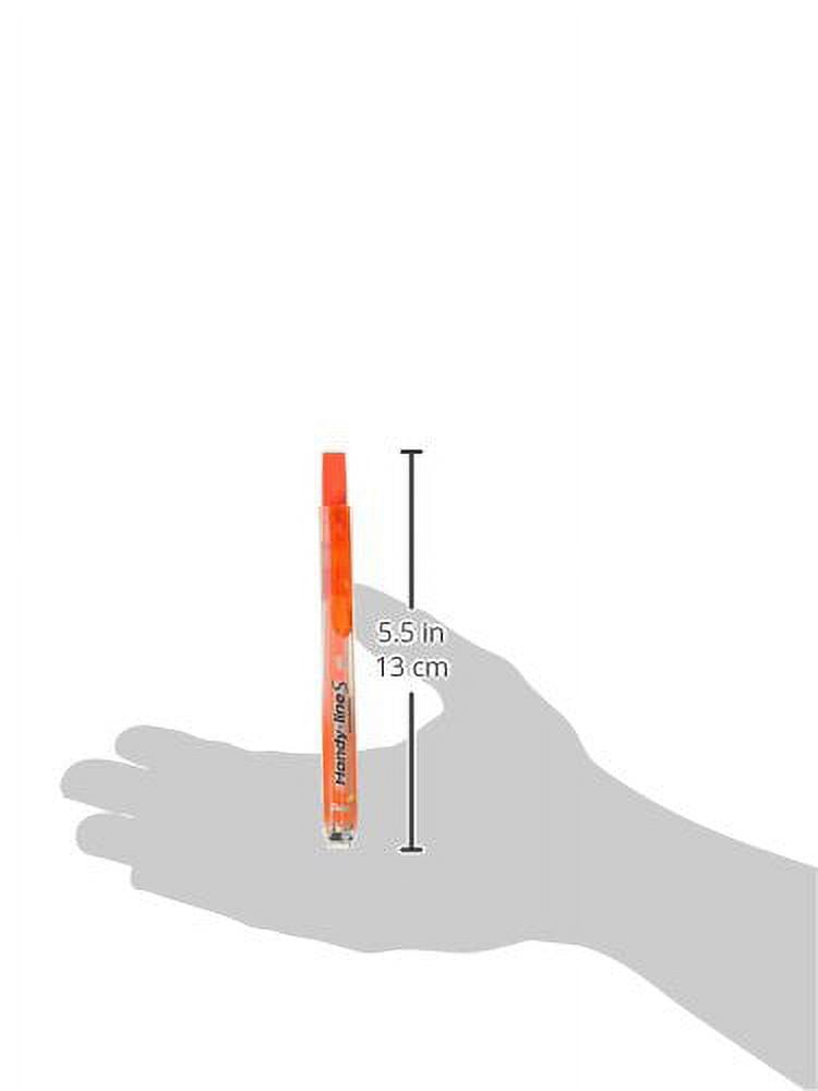 Pentel Handy-line S Retractable and Refillable Highlighter, Chisel Tip, Orange Ink, Box of 12 (SXS15-F)