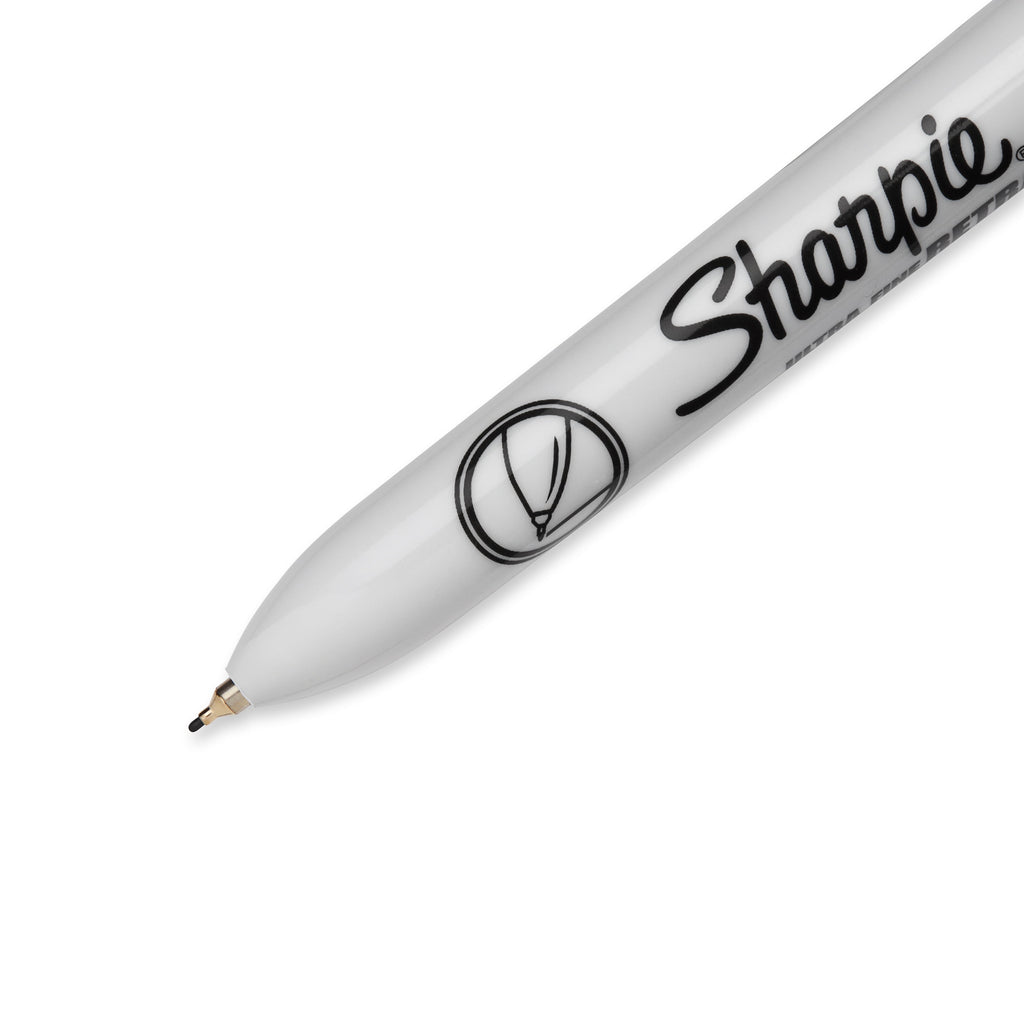 Sharpie Retractable Permanent Markers, Ultra Fine Tip, 12 Count