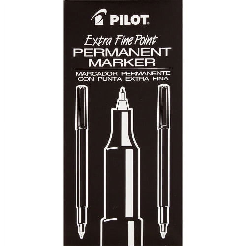 Pilot Extra Fine Point Permanent Marker Black