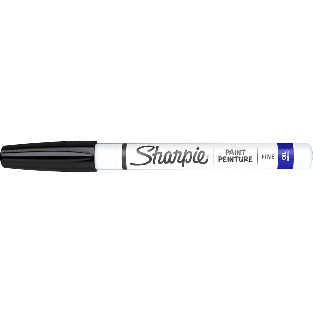 Sharpie Paint Permanent Marker, Fine Point, Black