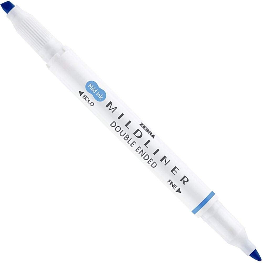 Zebra Mildliner Double-Ended Highlighter Set, 5-Colors, Soft