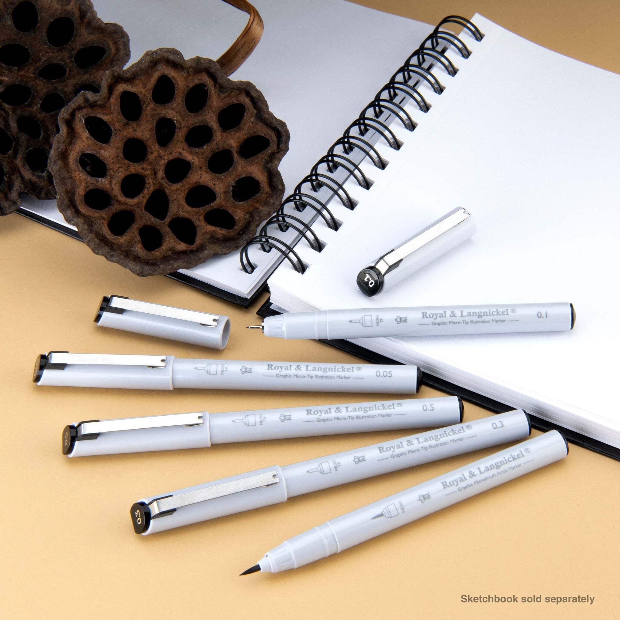 Royal & Langnickel 5pc Graphic Illustration Markers