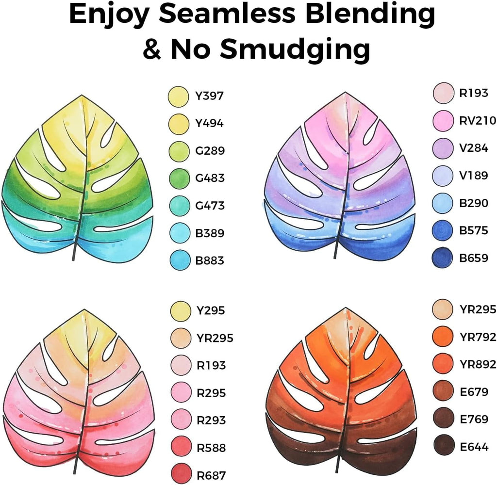 Ohuhu Alcohol Based Art Markers 120 Colors - Chisel & Fine Oahu of Ohuhu Markers