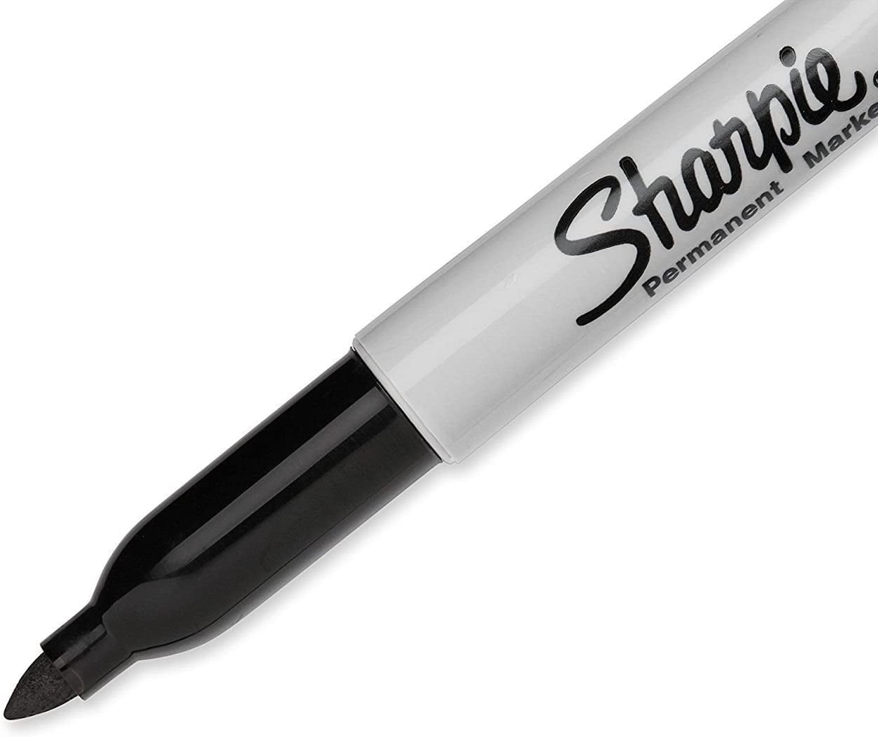 Sharpie Permanent Markers Fine Point Black 12 Count Black 12 count