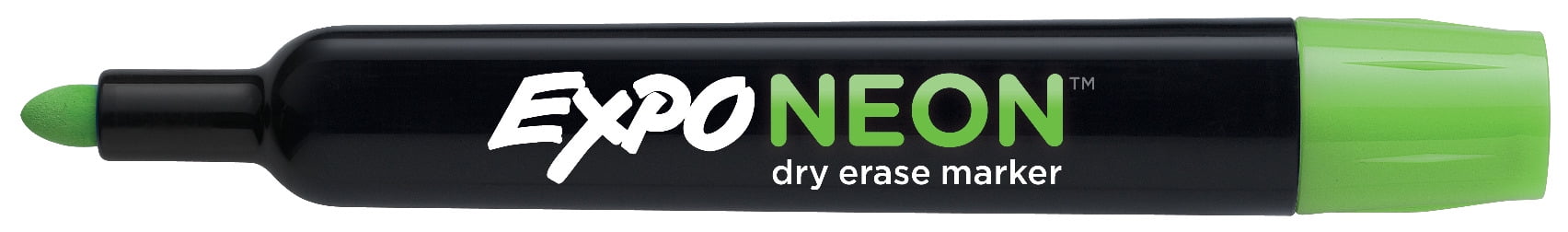 Expo Neon Dry Erase Markers, Bullet Tip, Assorted Colors, 5 Count