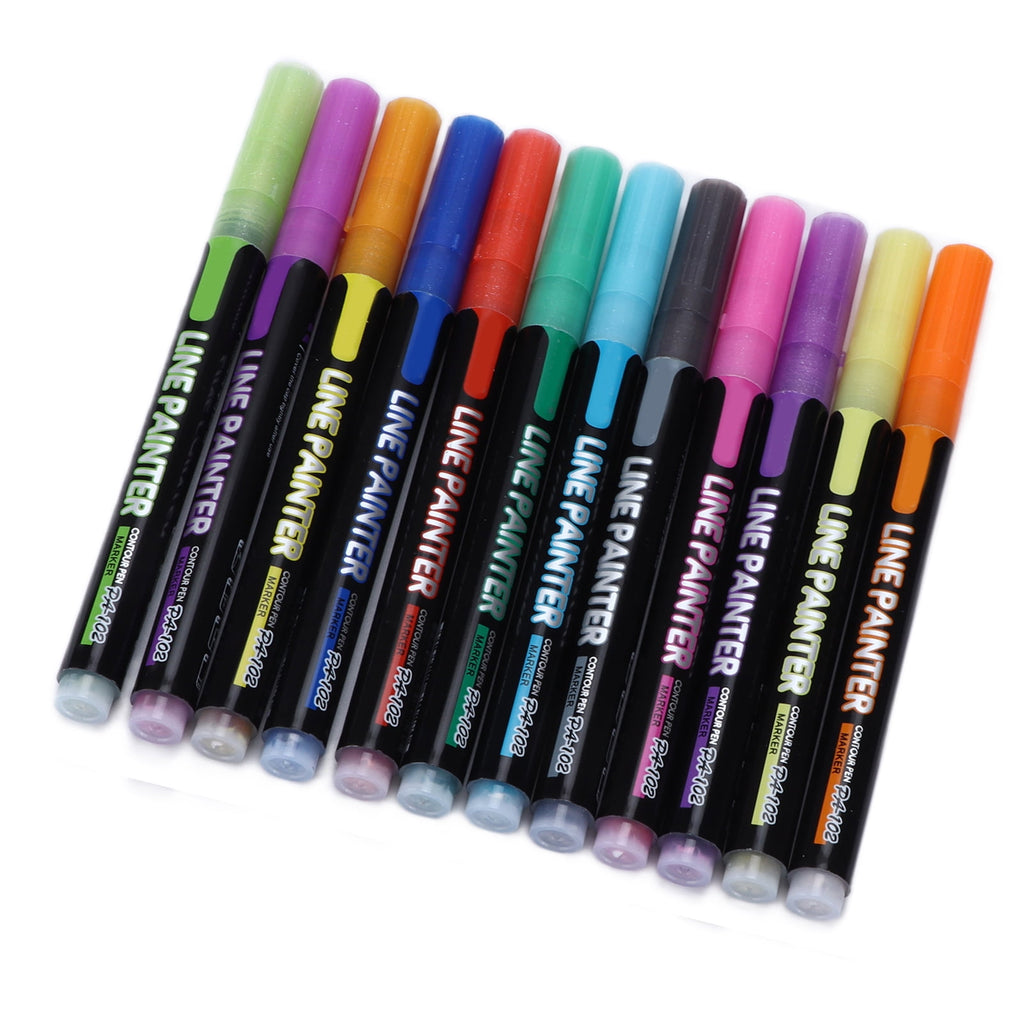 Markers, Paint Markers Waterproof For Birthday Gift For Graffiti For Painting