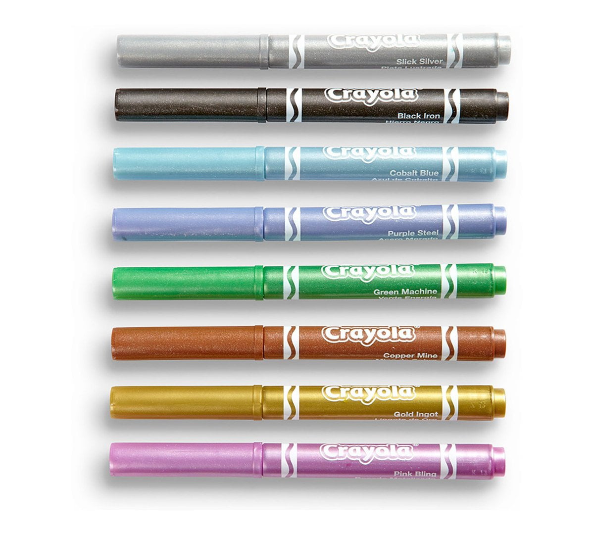 Crayola Metallic Markers, 8 Count