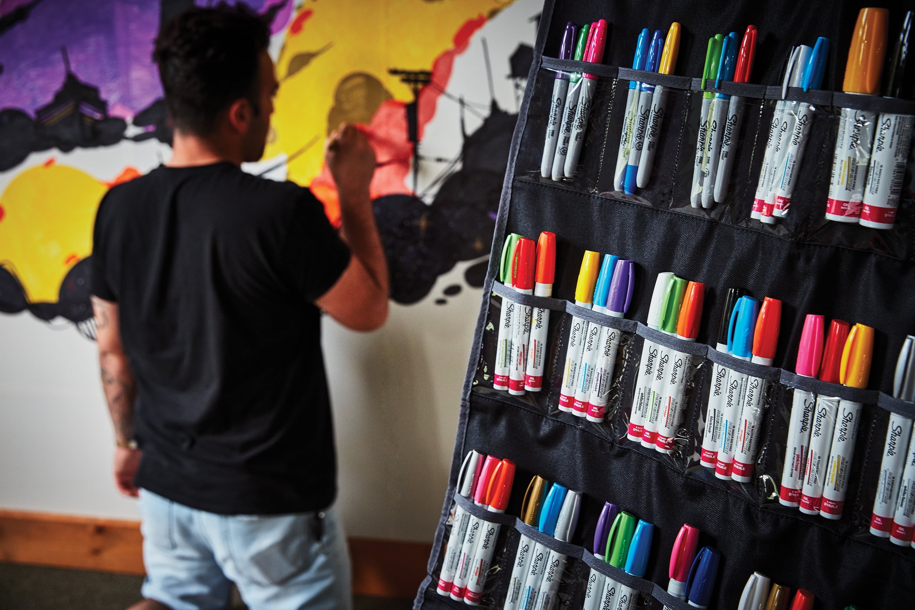 Sharpie Oil-Based Fine Point Assorted Colors Paint Markers, 5 Count