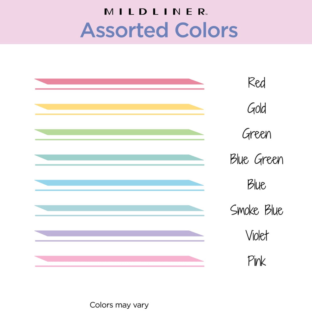 Zebra Pen Mildliner Double-Ended Creative Highlighter Set - Planner Colors