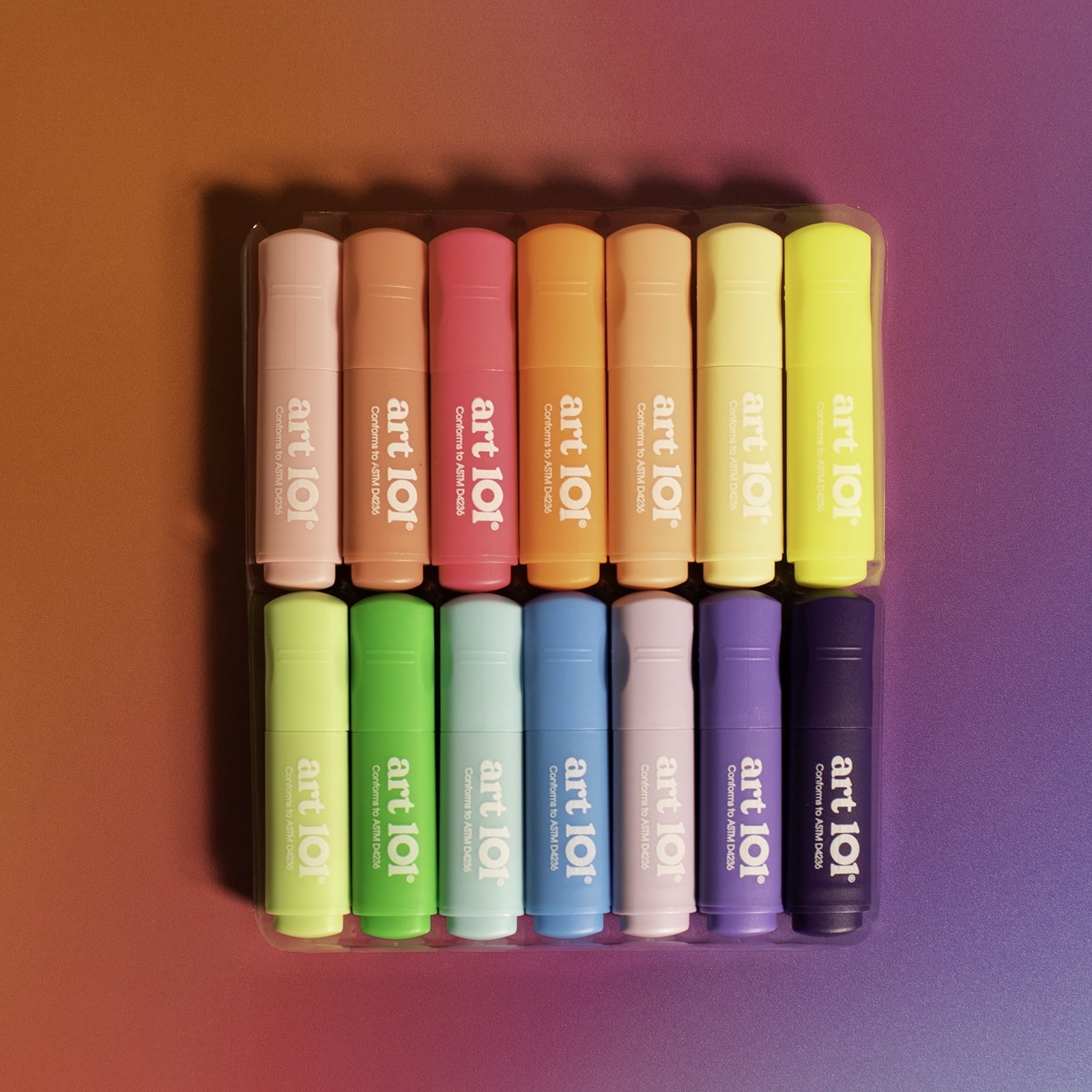 Art 101 Creative Tools Funky Chunky Mini Markers, Coloring Set for Children to Adults