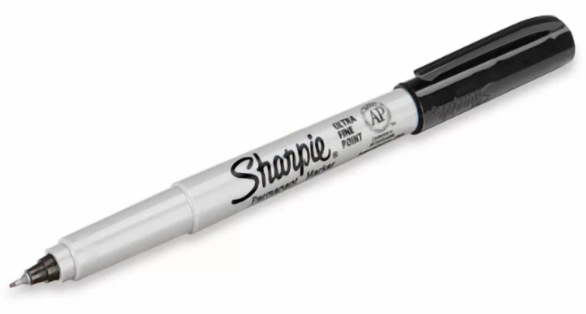 Fyna -Sharpie Ultra Fine Point 6 Count Permanent Markers Black Precision 37121