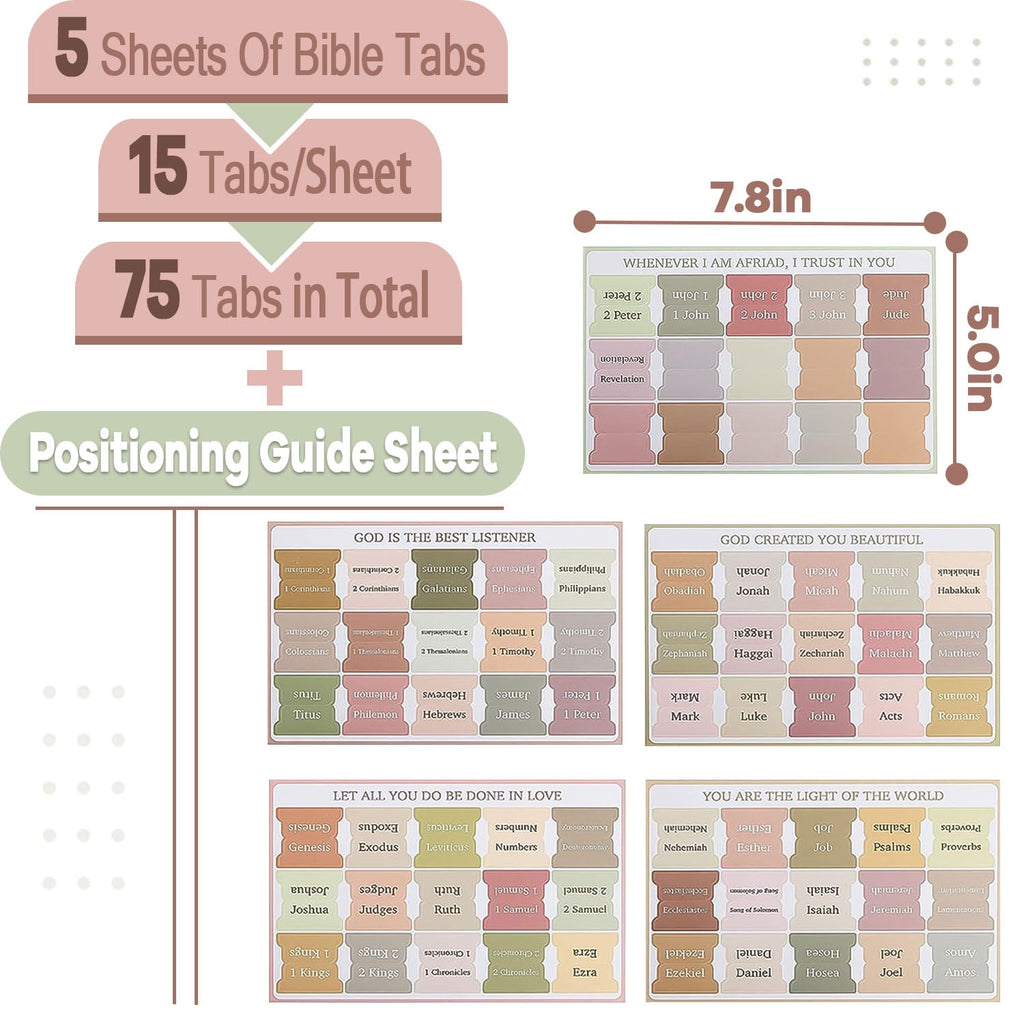 Bible Journaling Kit, Bible Highlighters and Pens Bible Tabs, Office Journal DIY Home, Bible Study Kit