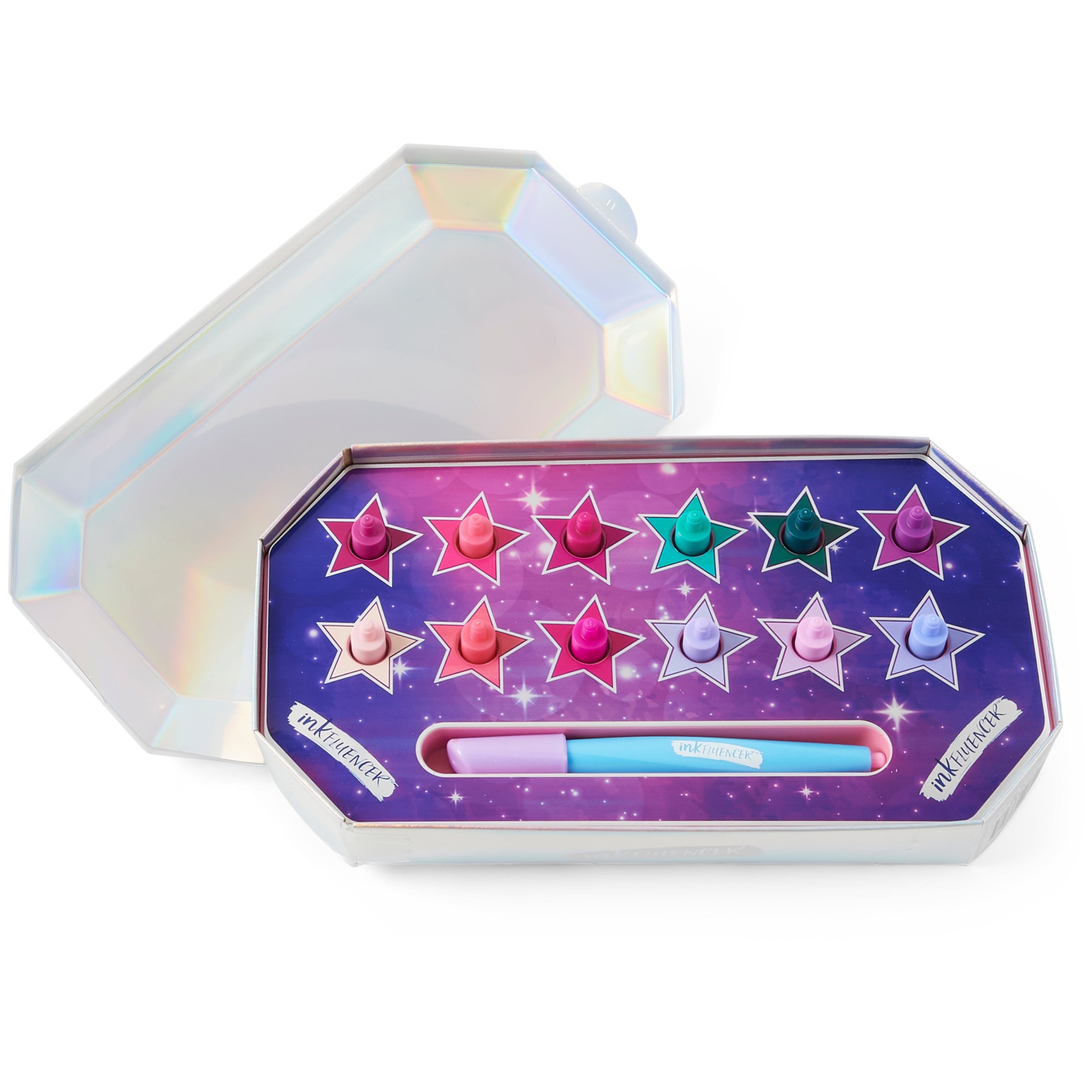 inkFLUENCER, We Wear Cute Click N Color Cosmo Marker Set, 12 Colors