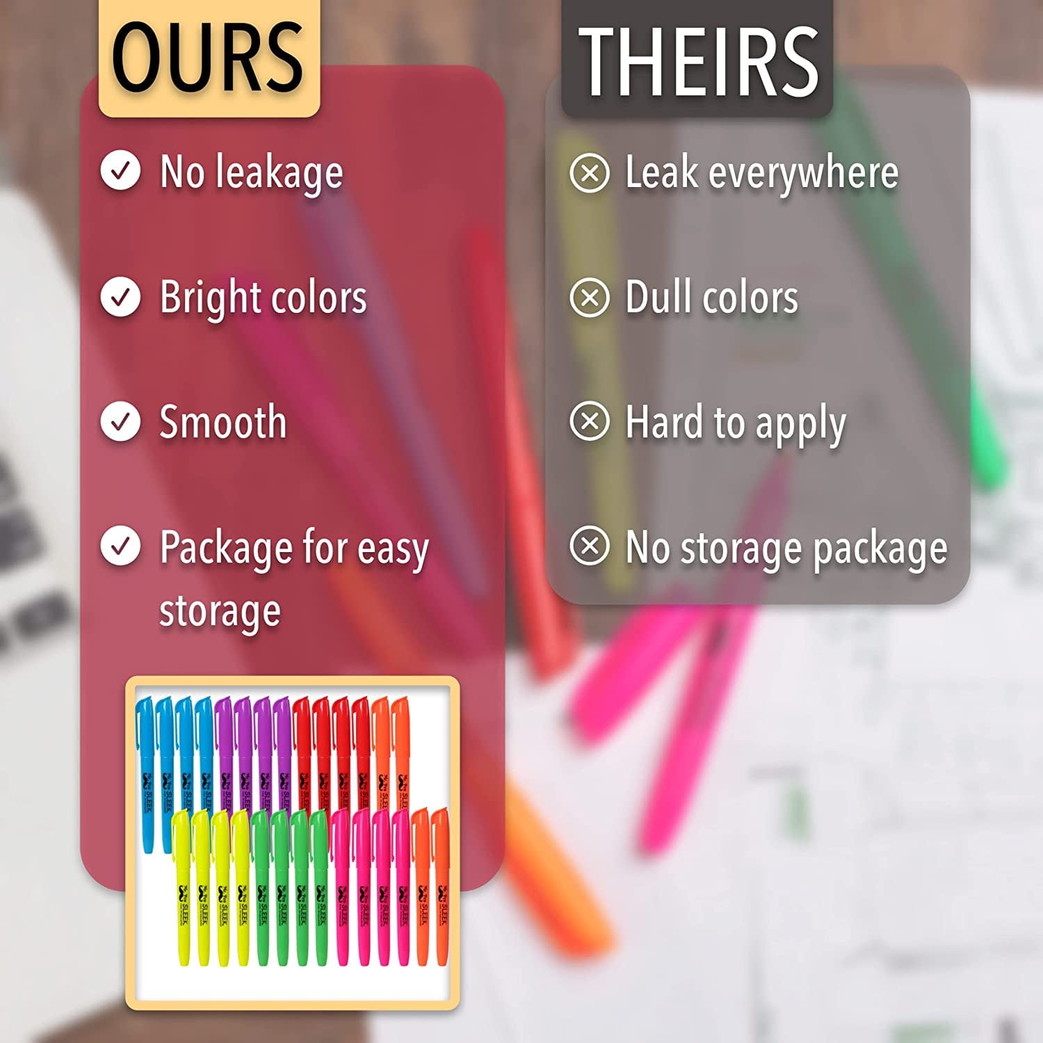 Mr. Pen- Highlighters, Highlighters Assorted Colors, Pack of 28, Highlighters Bulk, Highlighter