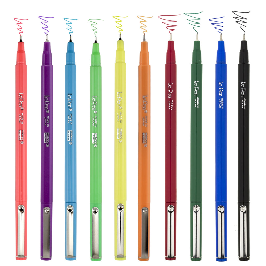 LE PEN 10 PIECE NEON SET
