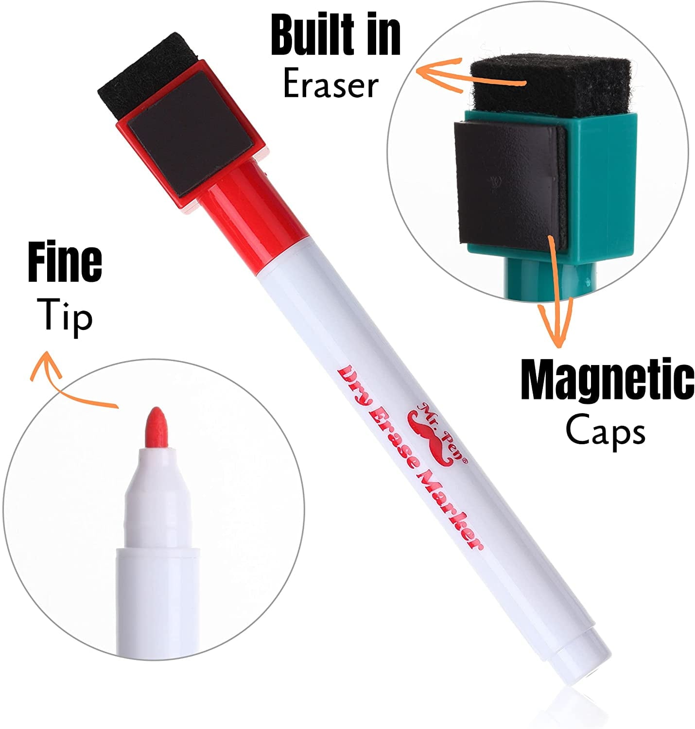 Mr. Pen- Magnetic Dry Erase Weekly Calendar for Fridge, 14.7 x 11.8", Weekly Dry Erase Board