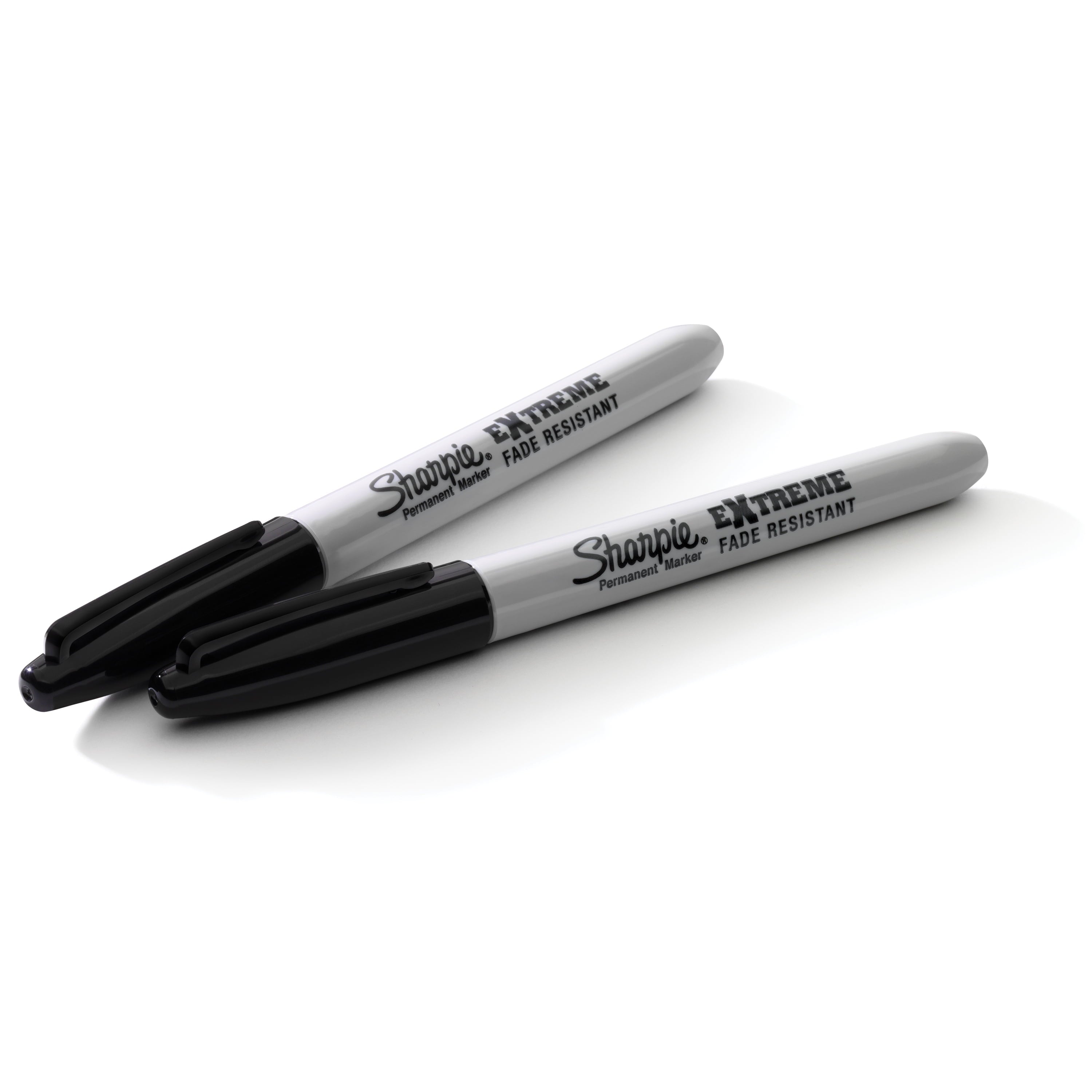 Sharpie Extreme Permanent Markers, Fine Point, Black, 2 Count