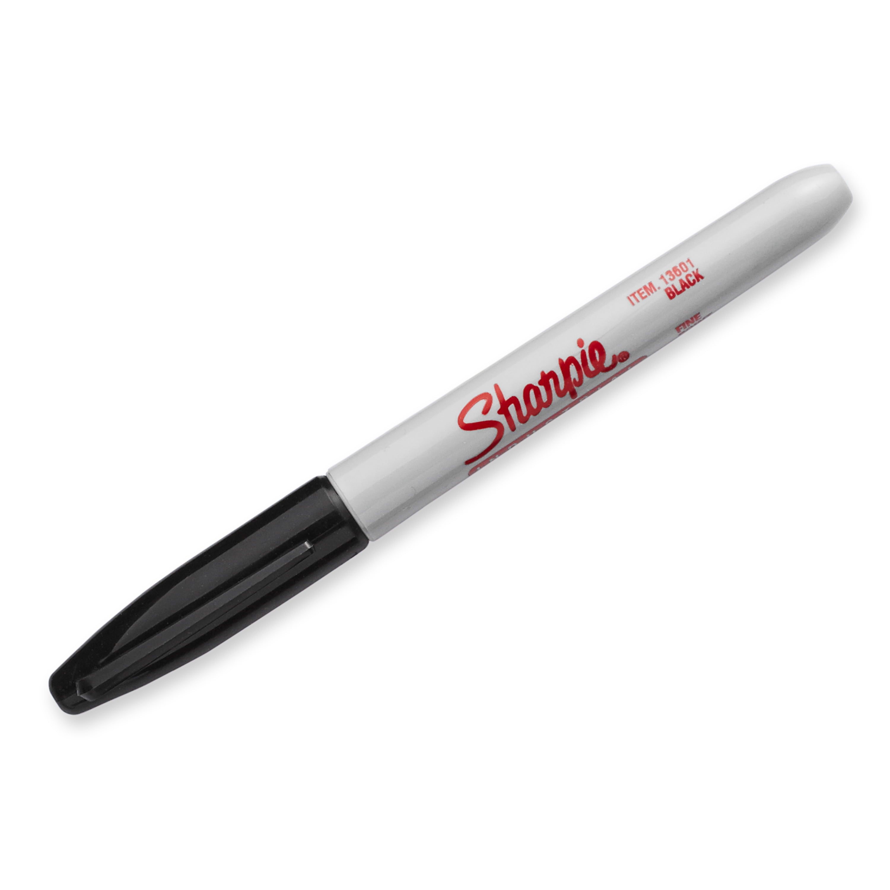 Sharpie® Industrial Permanent Markers, Fine Point, Black, Pack Of 12