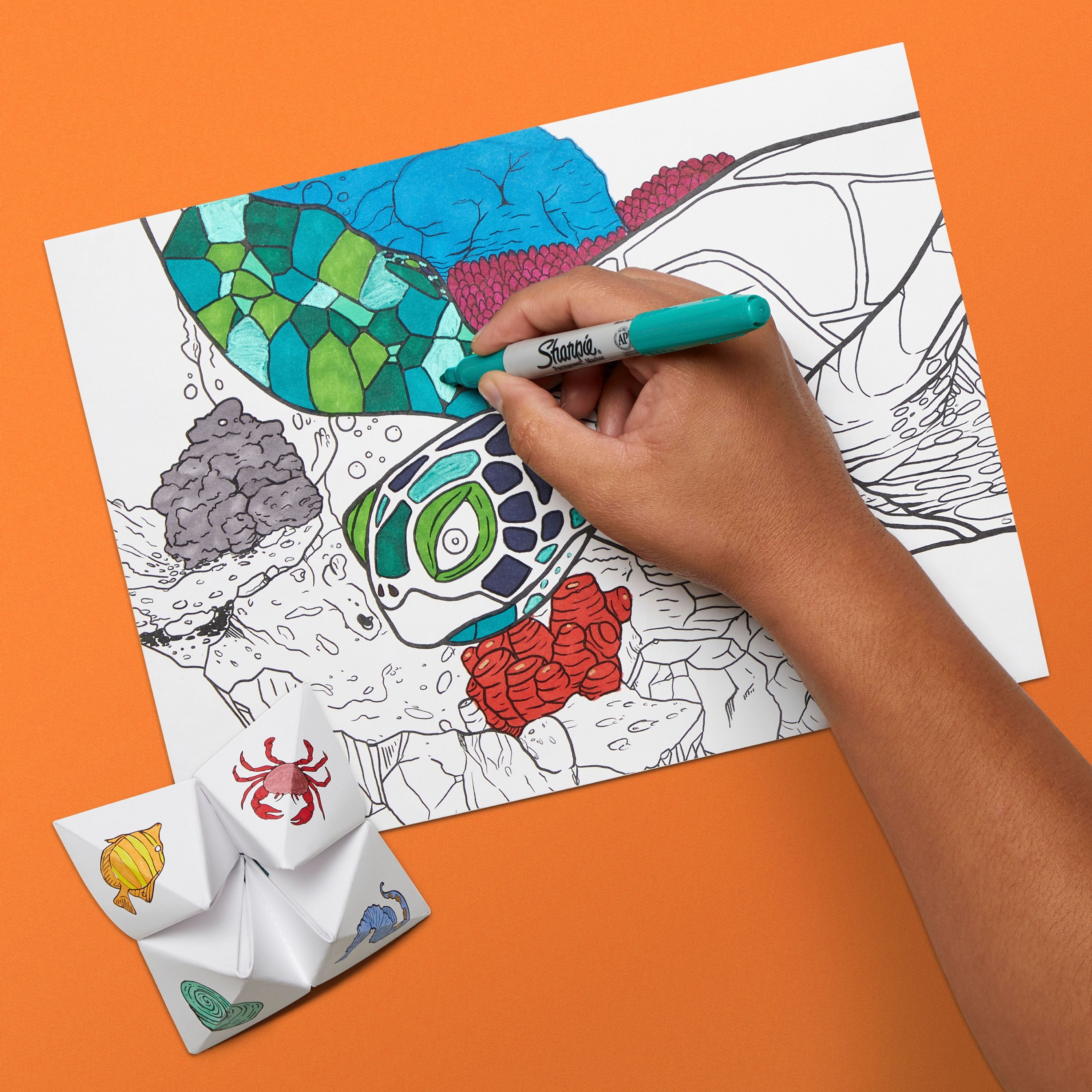 Sharpie Permanent Markers, Fine Point, Assorted Colors, 24 Count