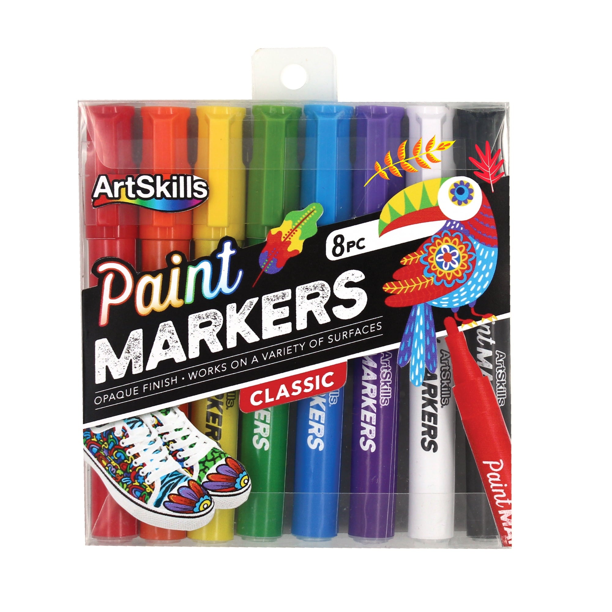 ArtSkills Paint Markers for Arts and Crafts, Art Markers for Kids & Teens, 8 Count
