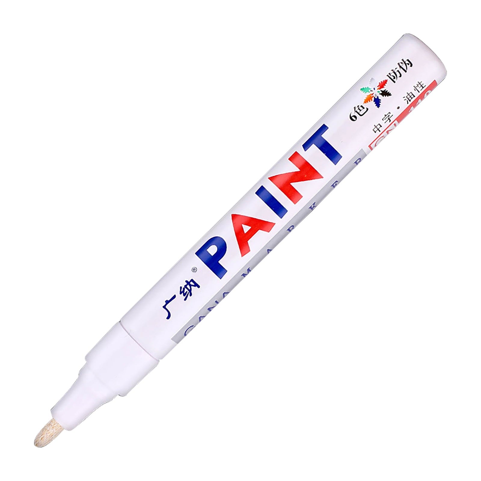 BNNG Paint Marker Pens - Permanent Oil Based Paint Markers, Medium Tip, Quick Dry and Waterproof Assorted Color Marker for Metal, Wood, Fabric, Plastic, Rock Painting, Stone, Mugs, Canvas, Glass