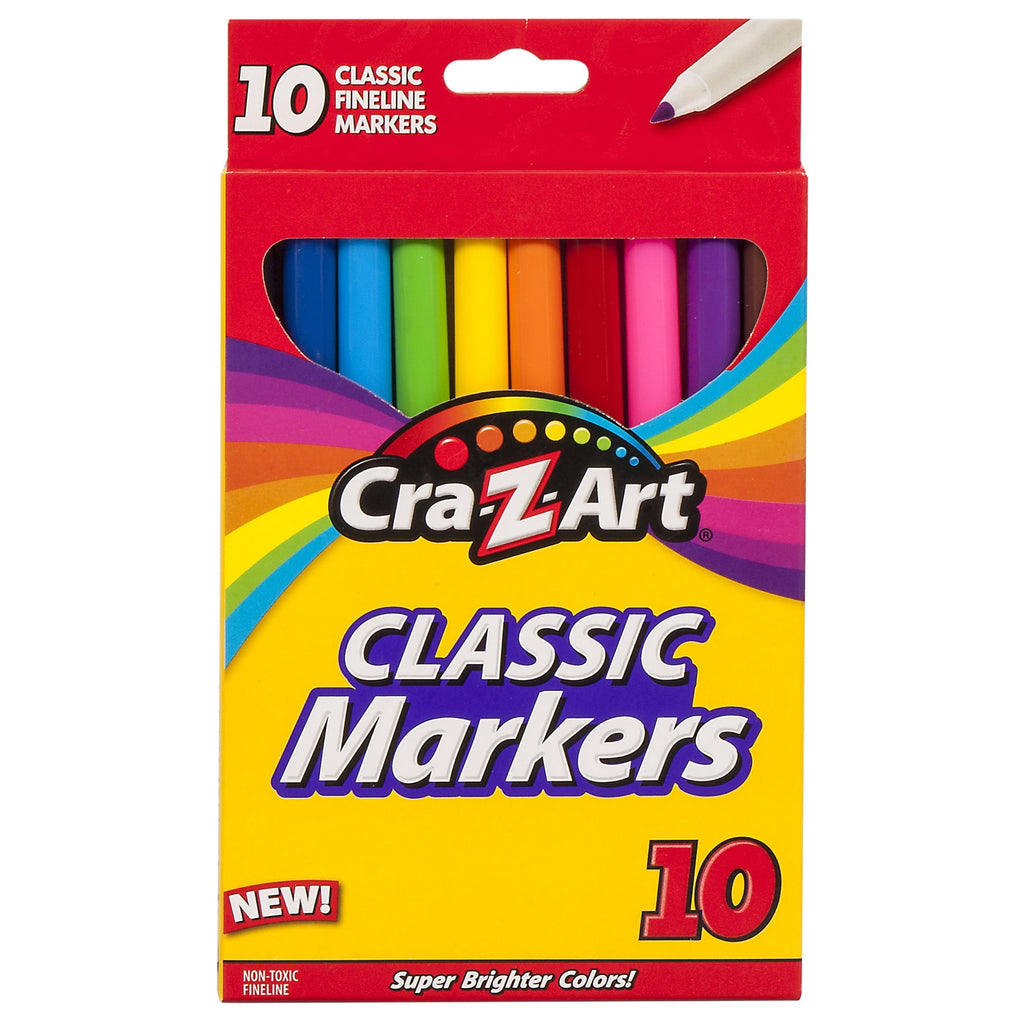 Cra-Z-Art Classic Fineline Art Markers - 10 Count