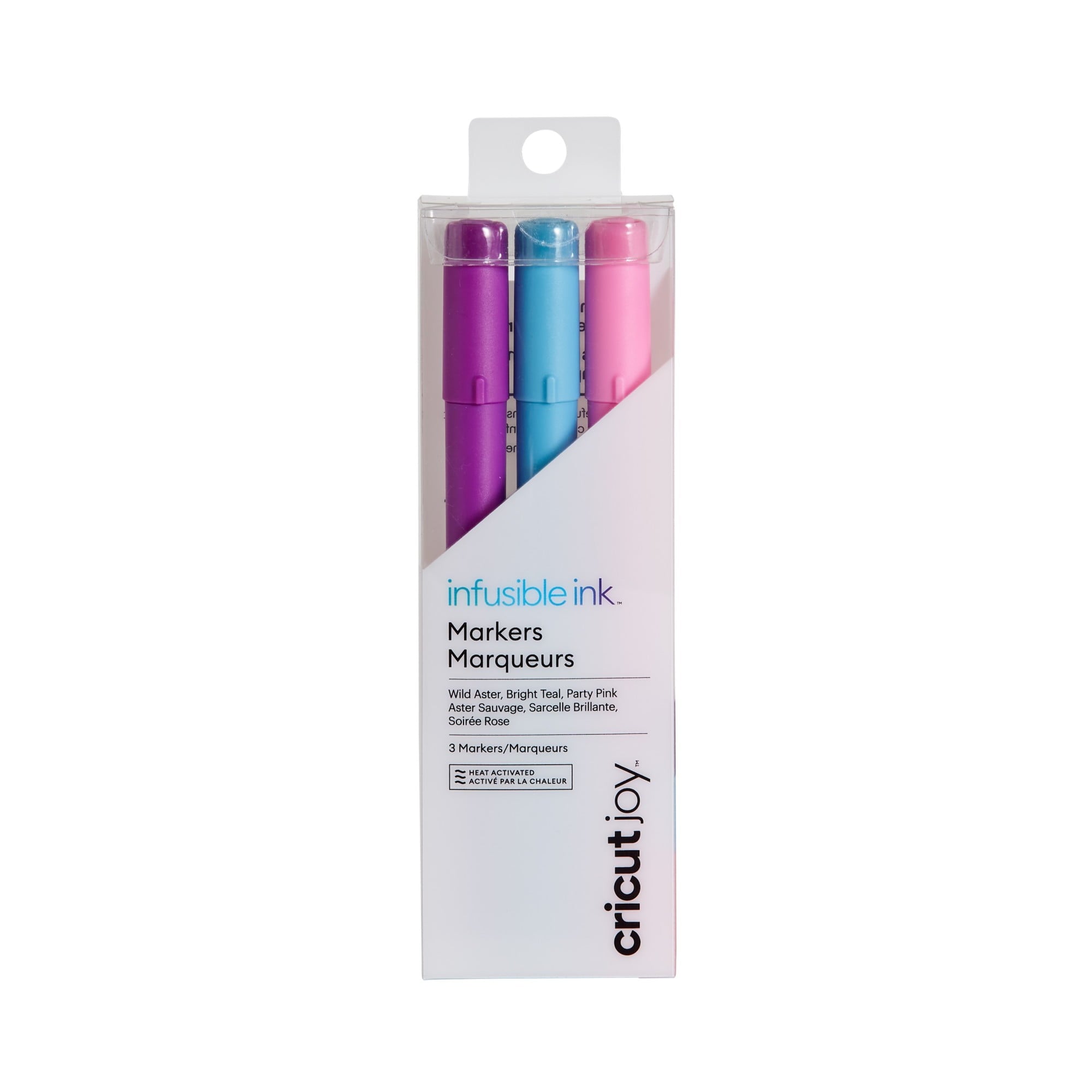 Cricut Joy Glitter Gel Pens 0.8, Pink/Blue/Green (3 count), Medium Point
